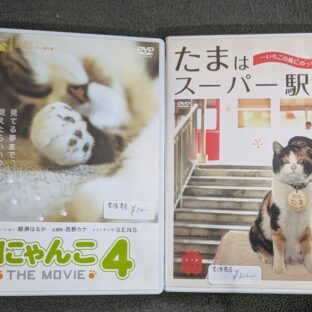2025.6.10 春の夜長の書評コーナー 今回はDVD たまはスーパー駅長 にゃんこ4